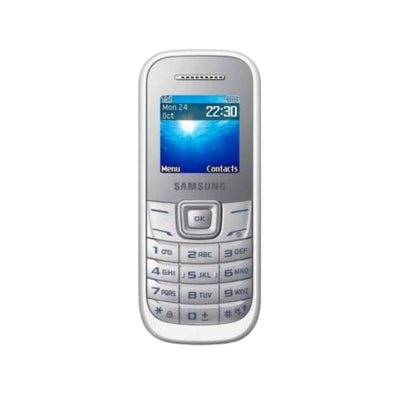 Samsung Guru 1200 (GT-E1200, Black) – Dual Band GSM Mobile Phone with 800 mAh Battery