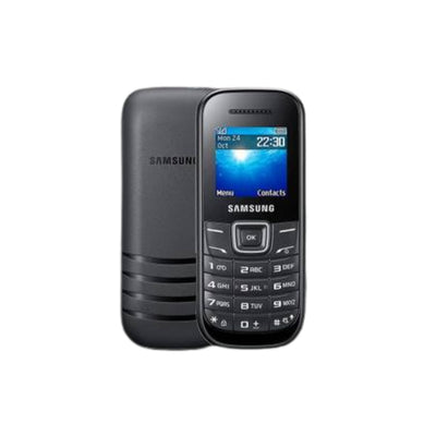 Samsung Guru 1200 (GT-E1200, Black) – Dual Band GSM Mobile Phone with 800 mAh Battery