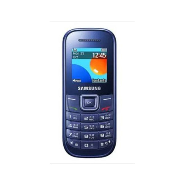 Samsung Guru 1200 (GT-E1200, Black) – Dual Band GSM Mobile Phone with 800 mAh Battery