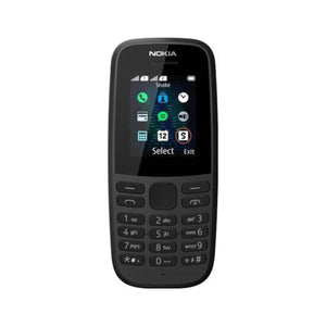 Nokia 105 DS 2020 (TA-1299) Dual SIM Feature Phone with Wireless FM Radio, 800 mAh Battery