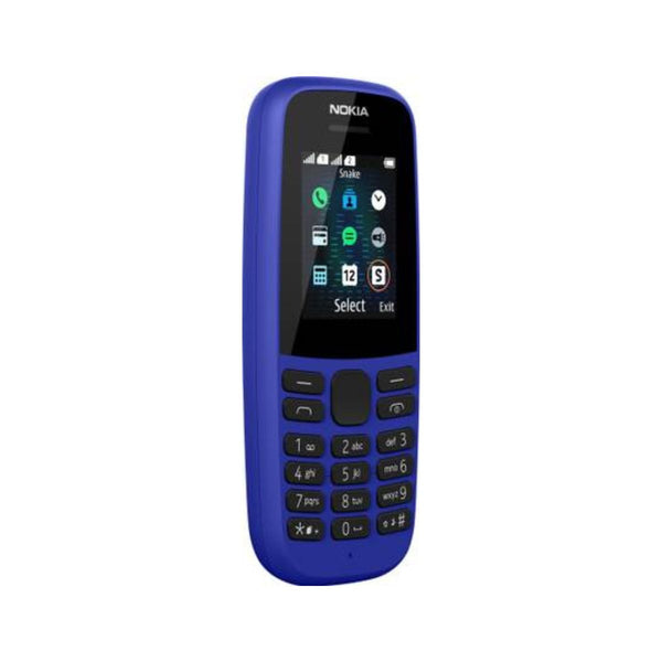 Nokia 105 DS 2020 (TA-1299) Dual SIM Feature Phone with Wireless FM Radio, 800 mAh Battery