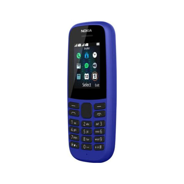 Nokia 105 DS 2020 (TA-1299) Dual SIM Feature Phone with Wireless FM Radio, 800 mAh Battery