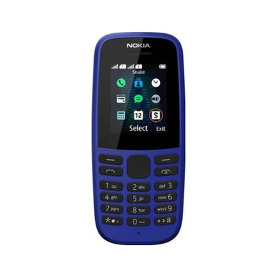 Nokia 105 DS 2020 (TA-1299) Dual SIM Feature Phone with Wireless FM Radio, 800 mAh Battery