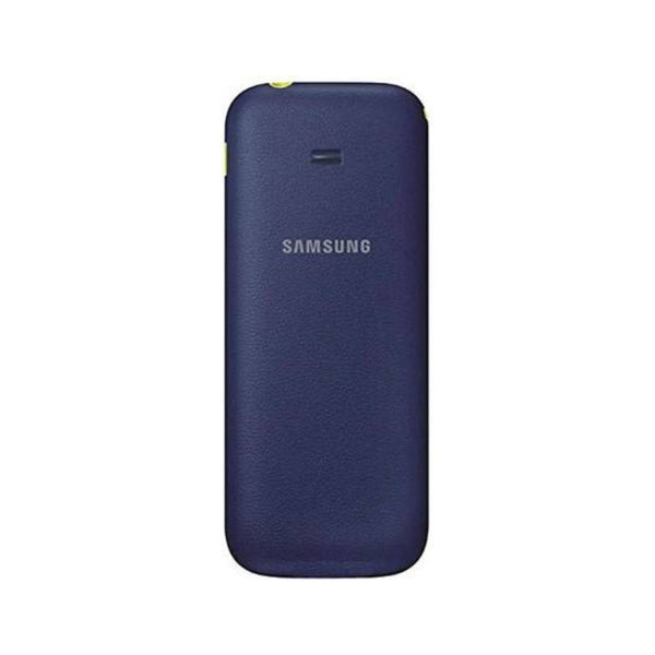 Blue Samsung phone case on a white background