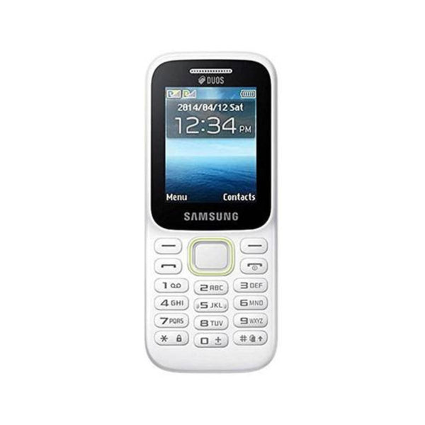 Samsung mobile phone on a white background
