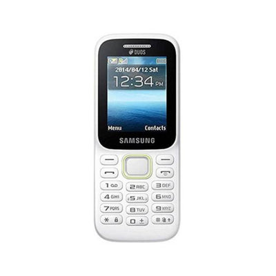 Samsung mobile phone on a white background